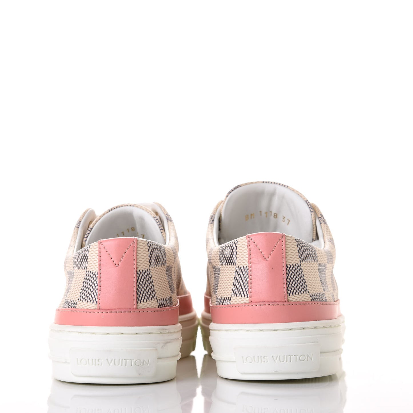 Damier Azur Stellar Sneakers 37 Rose Ballerine