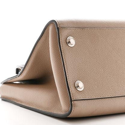 Louis Vuitton Taurillon City Steamer MM Black Beige 5 of 13