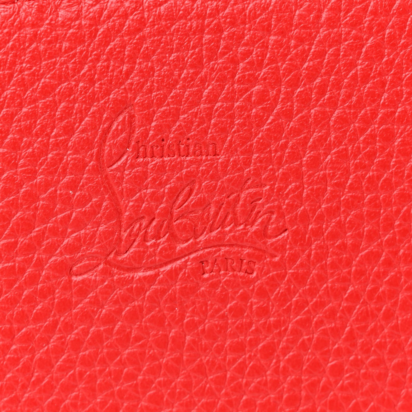 Calfskin Spikes Loubinthesky Paloma Clutch Red