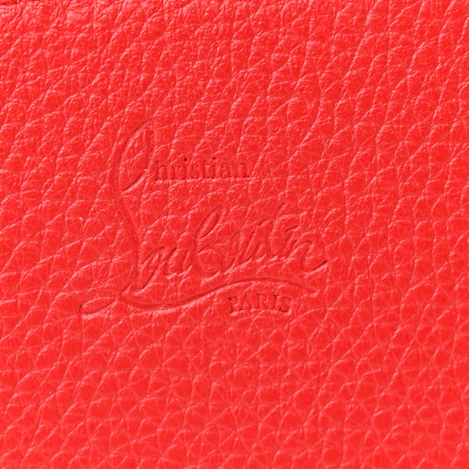 Christian Louboutin Calfskin Spikes Loubinthesky Paloma Clutch Red 6 of 12