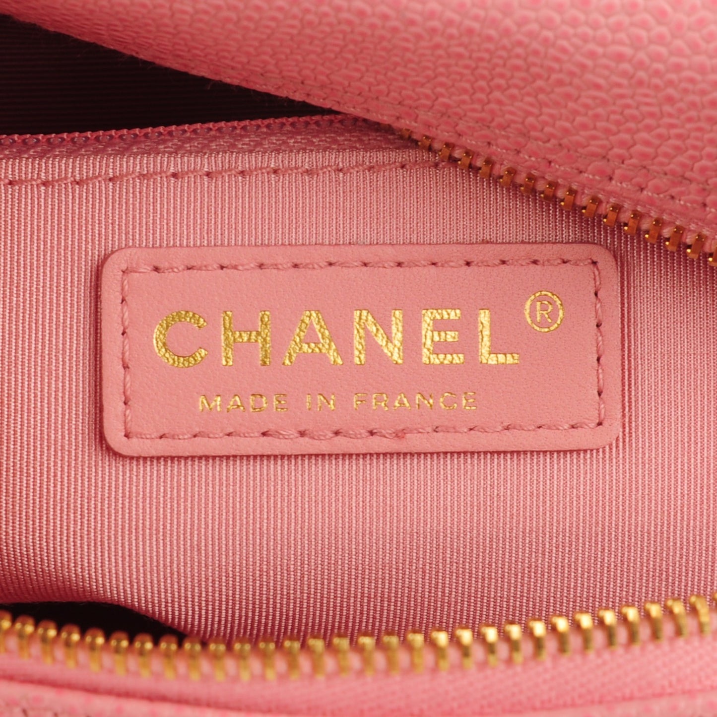 Caviar Quilted Small Bowler Pink