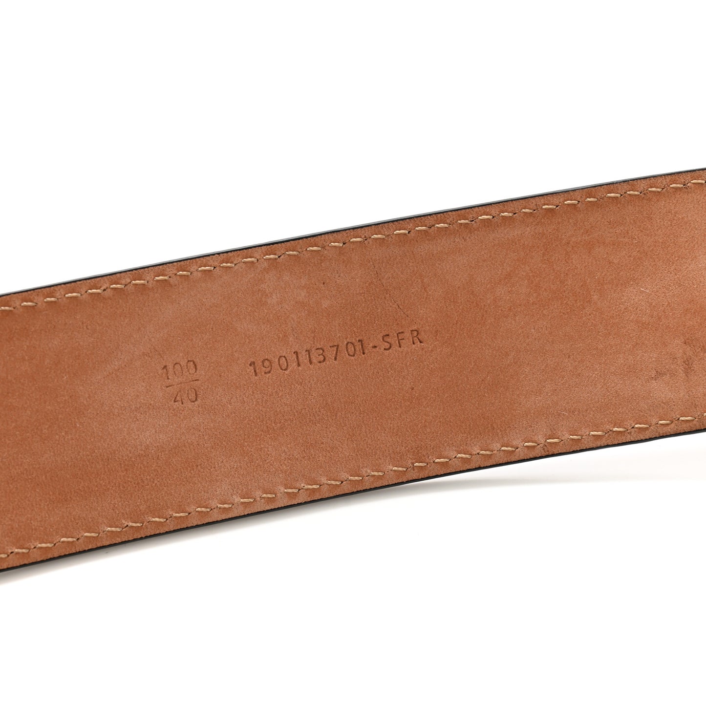 Cuoio Romano FF Buckle Belt 100 40 Brown