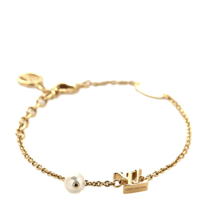 Louis Vuitton Metal LV Iconic Louisa Bracelet Gold 1 of 6