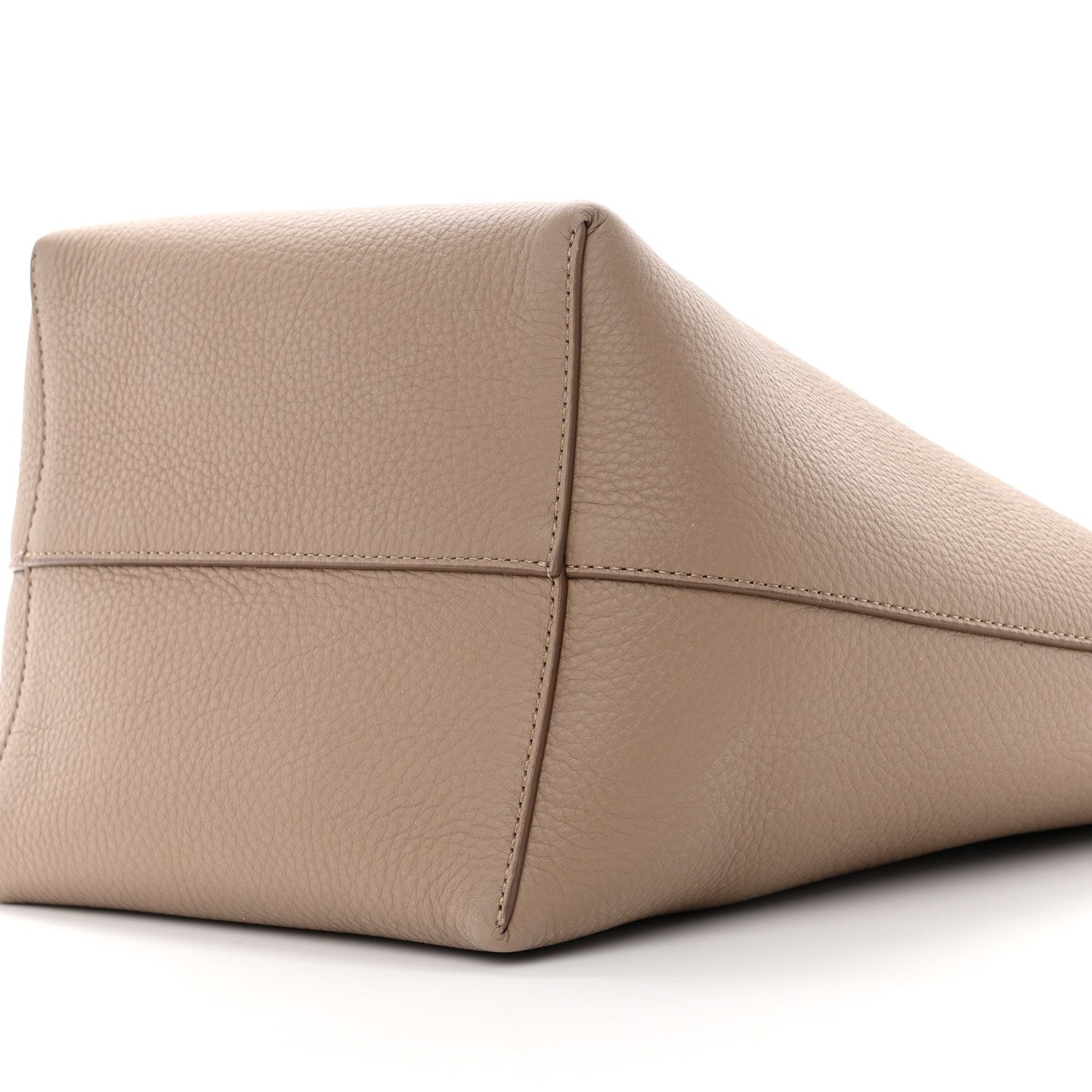 The Row Grained Calfskin Large N/S Park Tote Dark Taupe 10 of 11