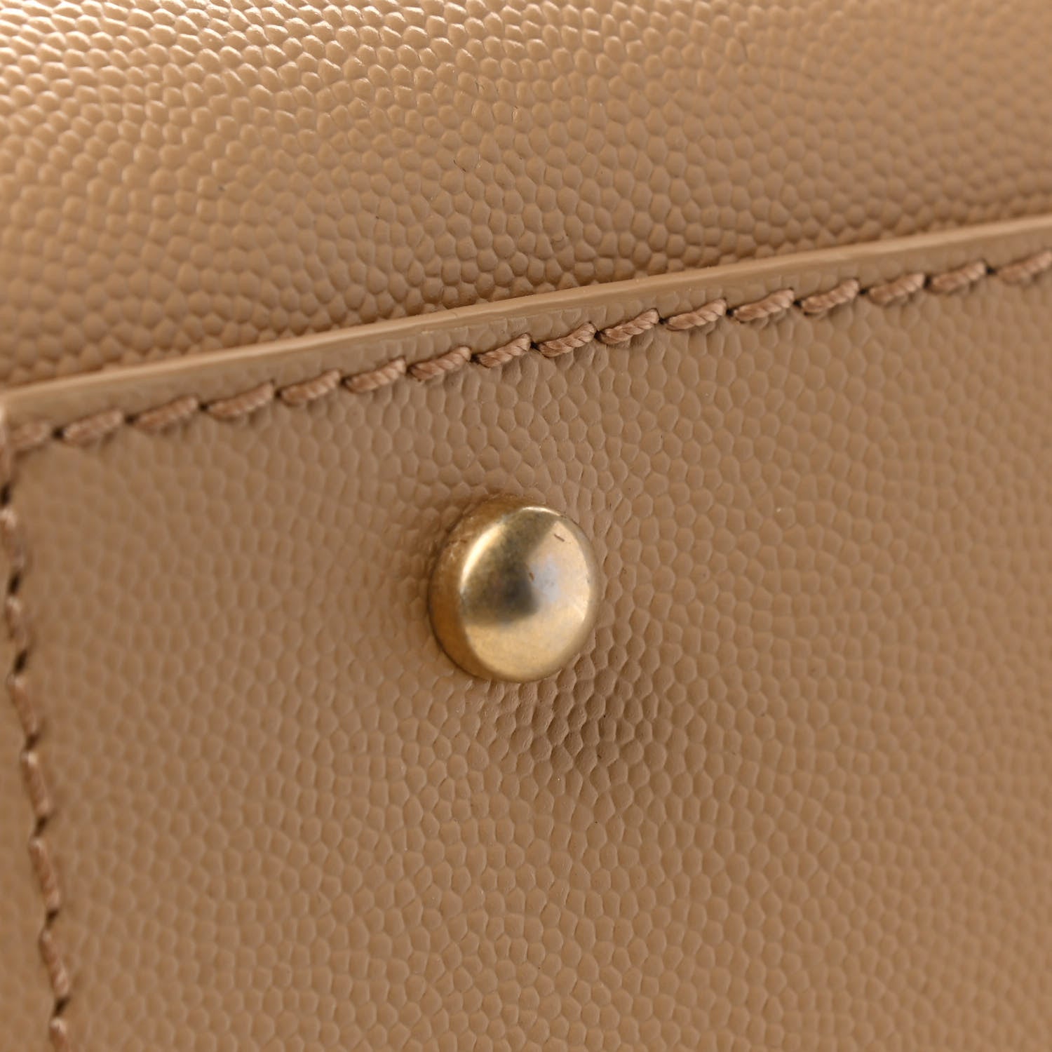 Chanel Caviar Small Studded Deauville Tote Beige 11 of 15