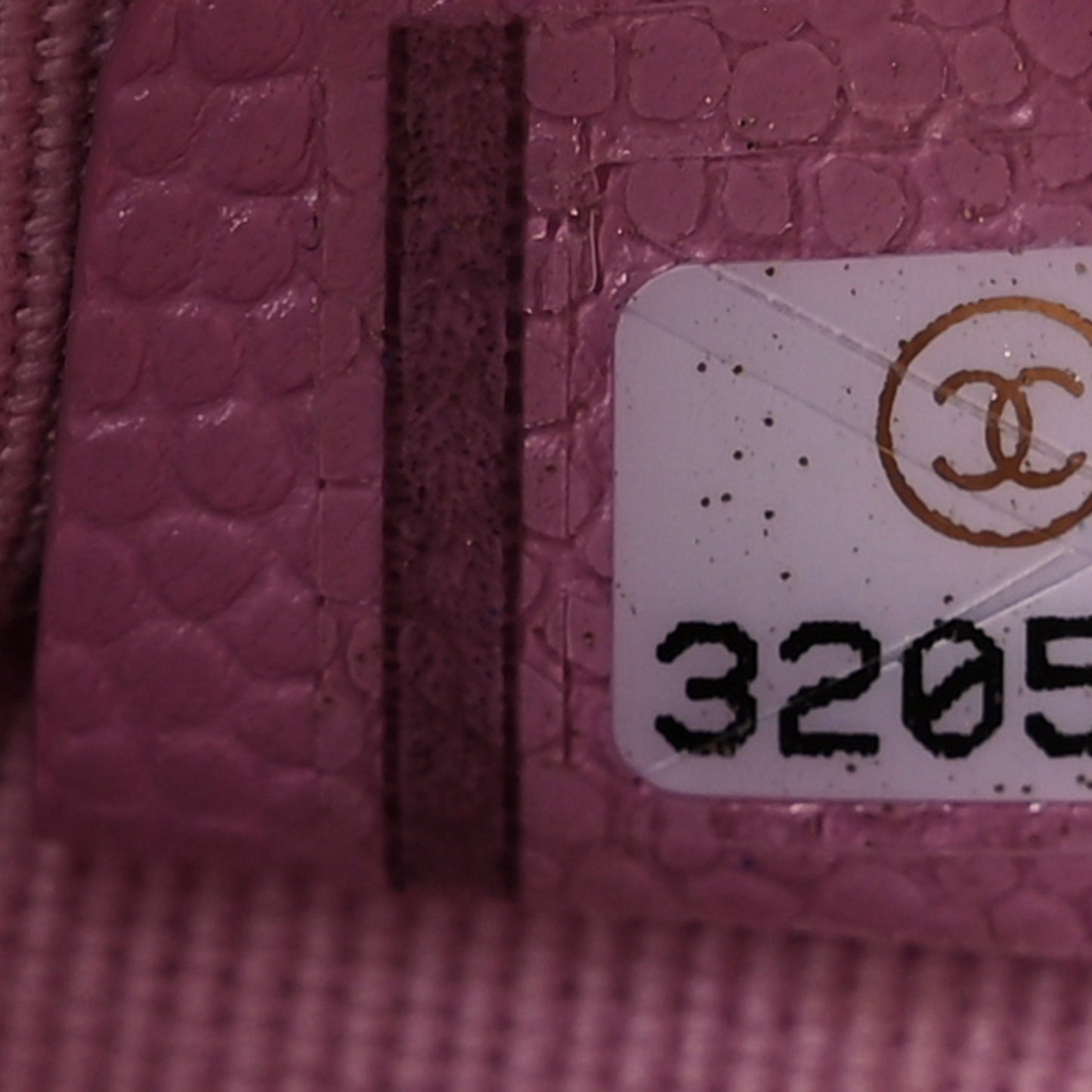 Caviar Quilted Small Cosmetic Case Light Pink