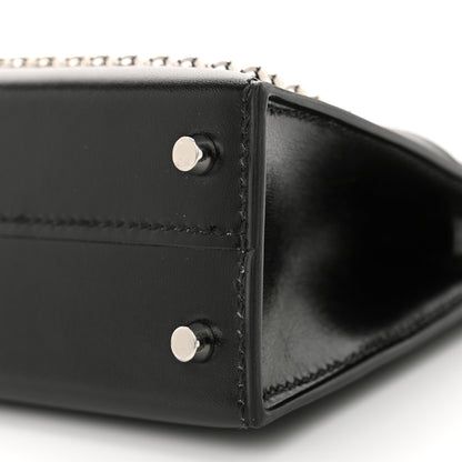 Hermes Box Studded Clouté Mini Kelly Sellier 20 Black 10 of 11