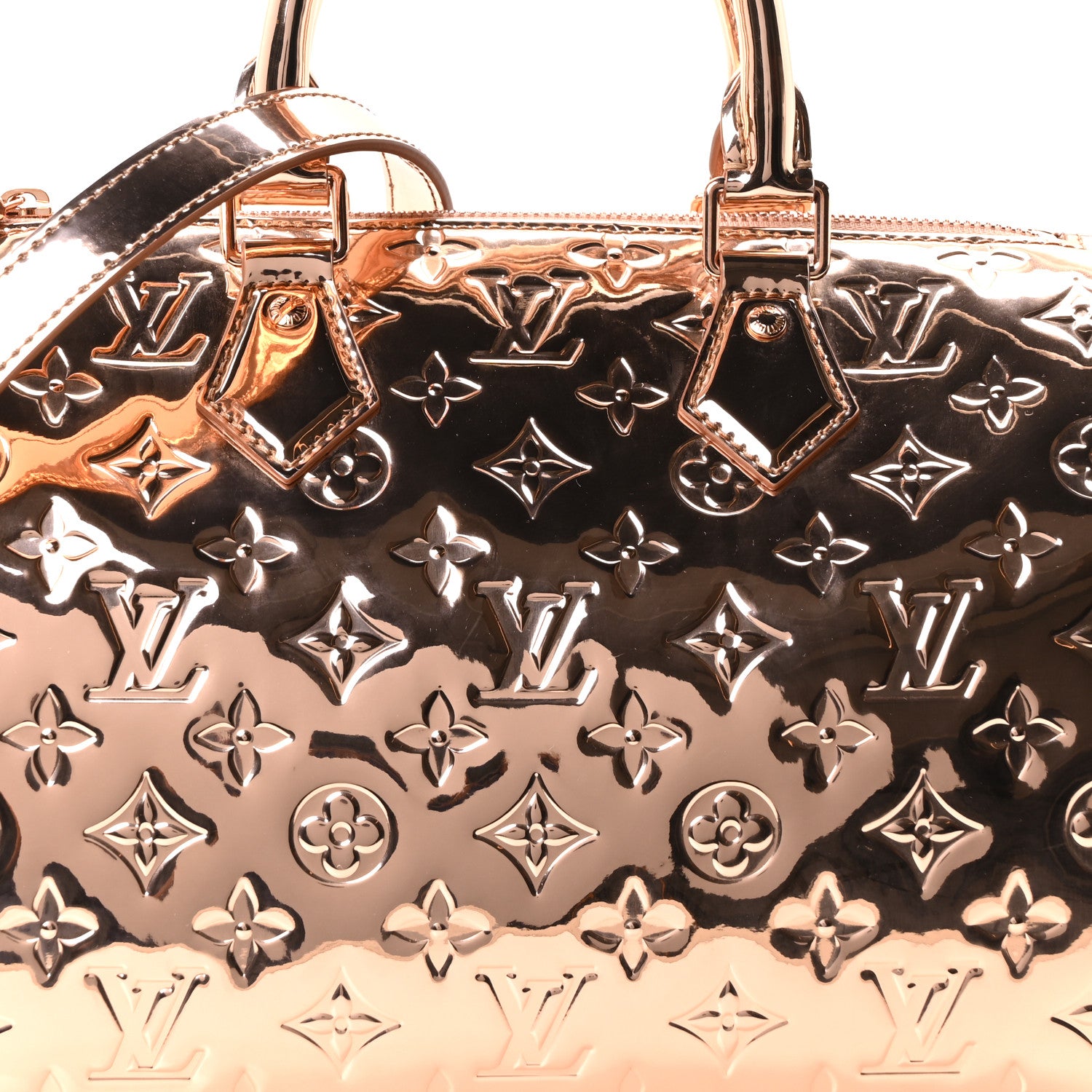 Louis Vuitton Monogram Miroir Speedy Bandouliere 25 Copper 7 of 9