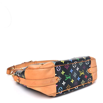 Louis Vuitton Monogram Multicolor Greta Black 4 of 9