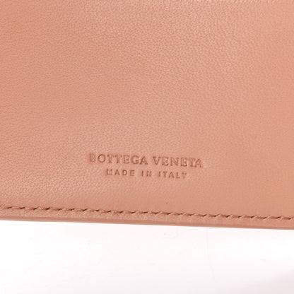 Bottega Veneta Nappa Intrecciato French Compact Wallet Peach 6 of 11