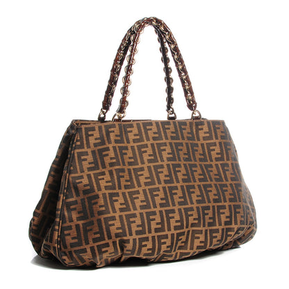 Fendi Zucca Mia Tote Tobacco 3 of 9