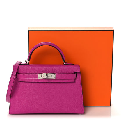 Hermes Chevre Mysore Mini Kelly Sellier 20 Magnolia 32 of 32