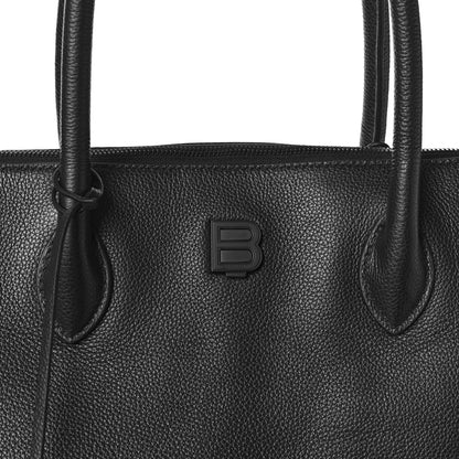 Balenciaga Calfskin LED Logo Large Projector Top Handle Black 12 of 13