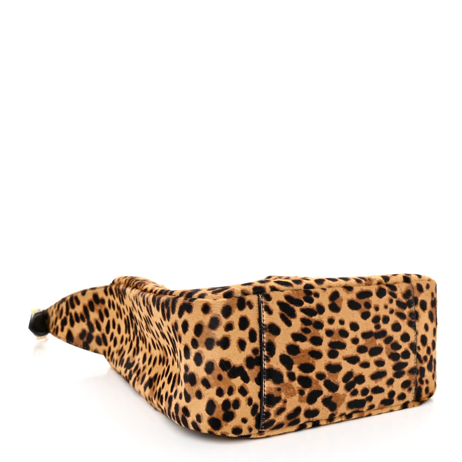 Saint Laurent Pony Hair Calfskin Leopard Print Small Le 5 A 7 Soft Hobo 5 of 11