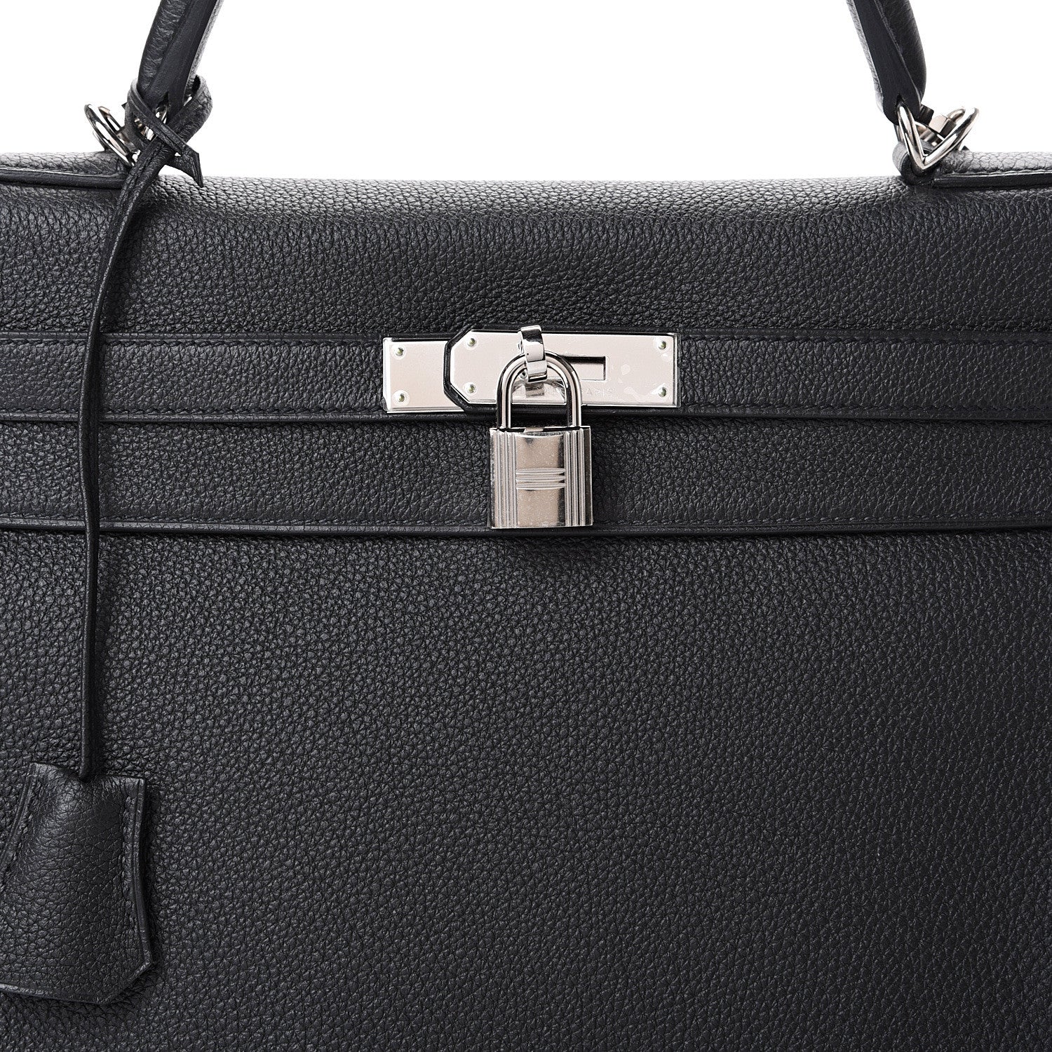 Hermes Togo Kelly Retourne 32 Black 7 of 9