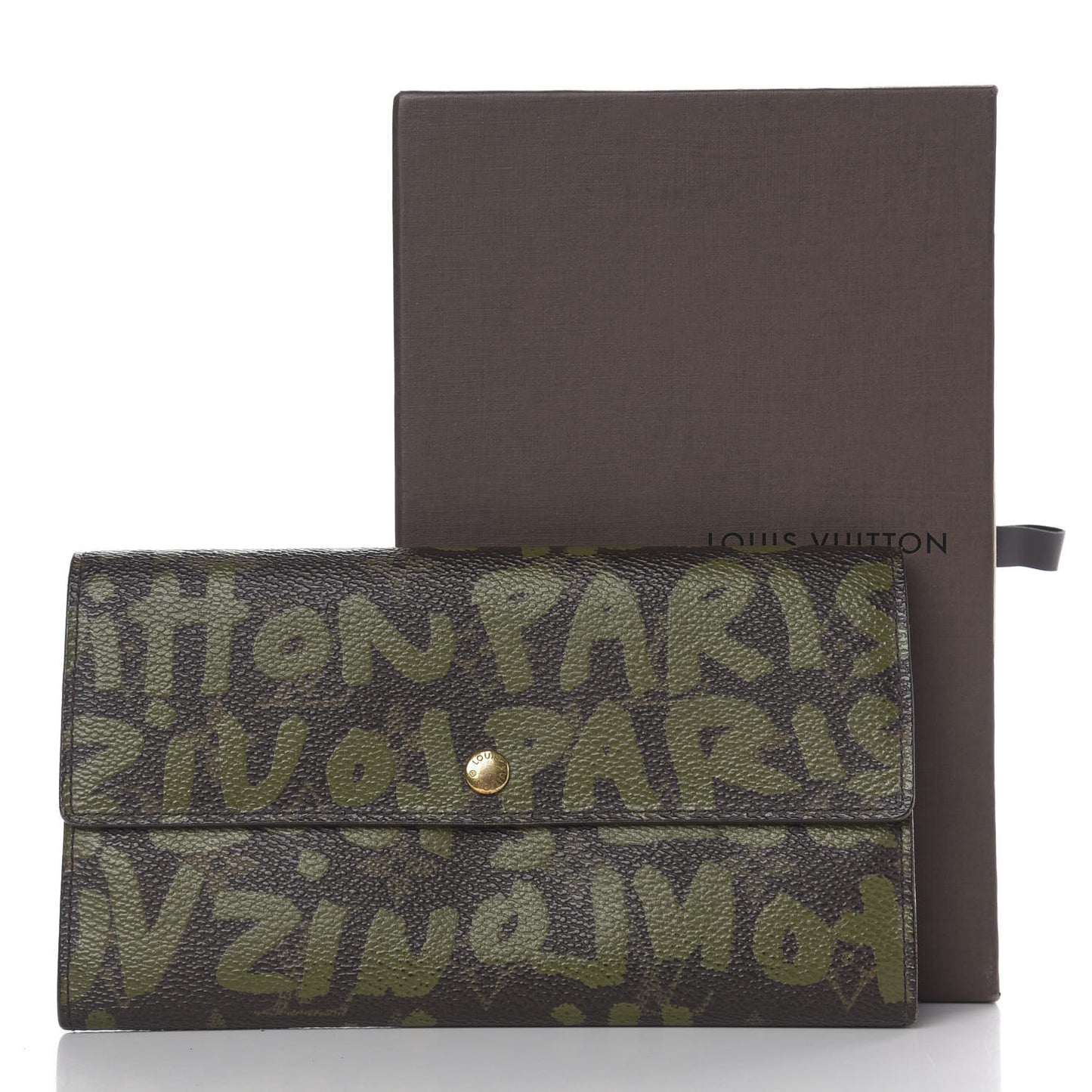 Monogram Graffiti Porte-Monnaie Wallet Kaki
