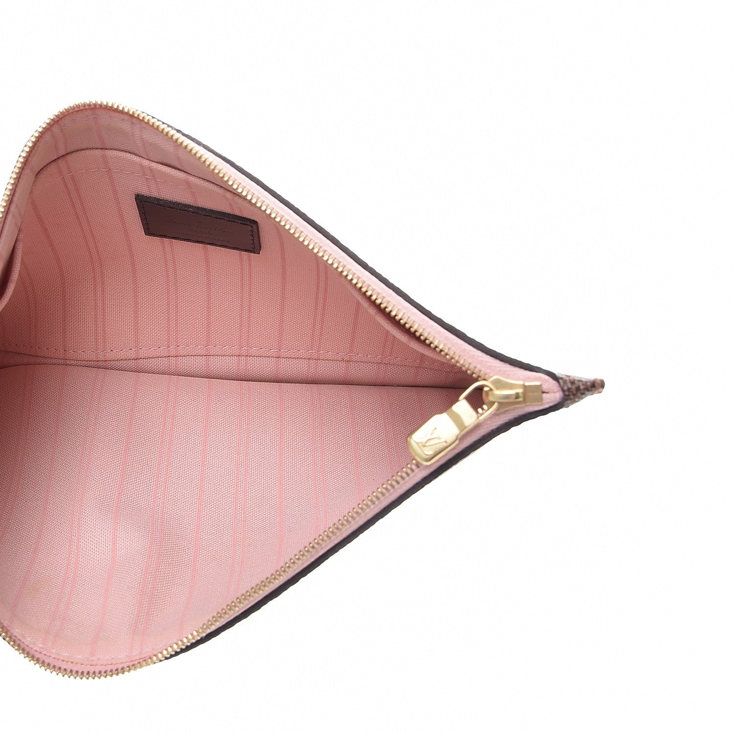 Louis Vuitton Damier Ebene Neverfull MM GM Pochette Rose Ballerine 5 of 7