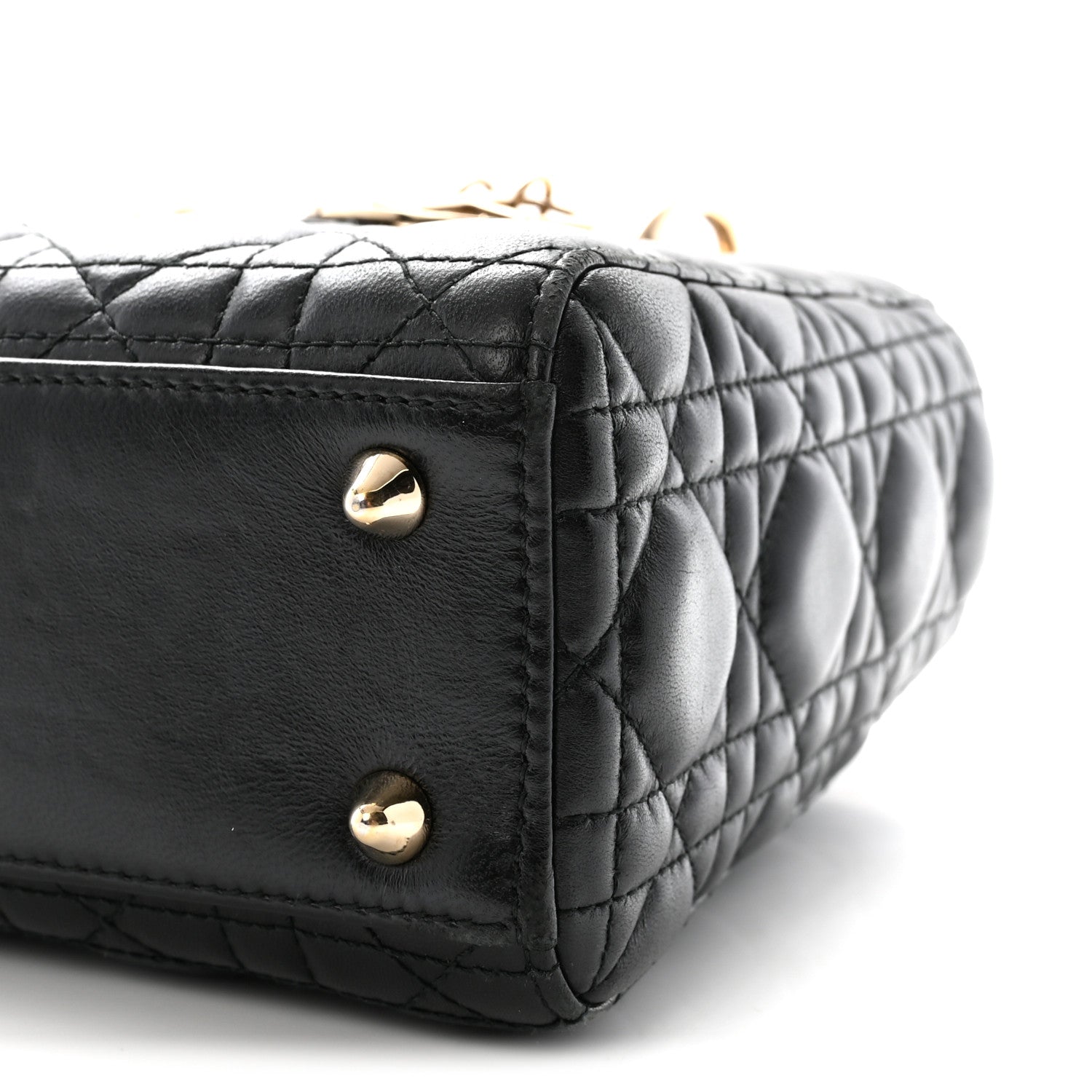 Christian Dior Lambskin Cannage Small My ABCDior Lady Dior Black 9 of 9