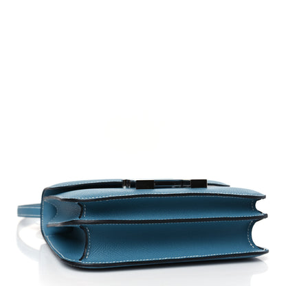 Hermes Epsom Constance 18 New Blue Jean 4 of 10