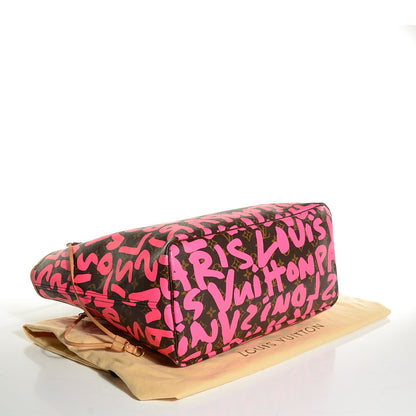 Louis Vuitton Monogram Graffiti Neverfull GM Fuchsia 4 of 7
