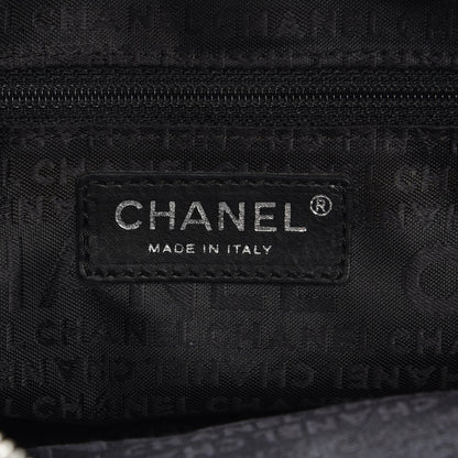 Chanel Lambskin Lax Accordion Hobo Black 6 of 7