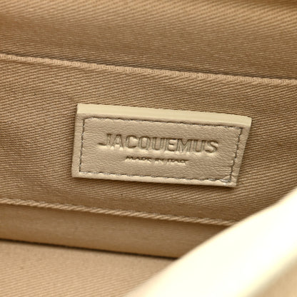 Jacquemus Smooth Calfskin La Pochette Rond Carre Light Ivory 6 of 9