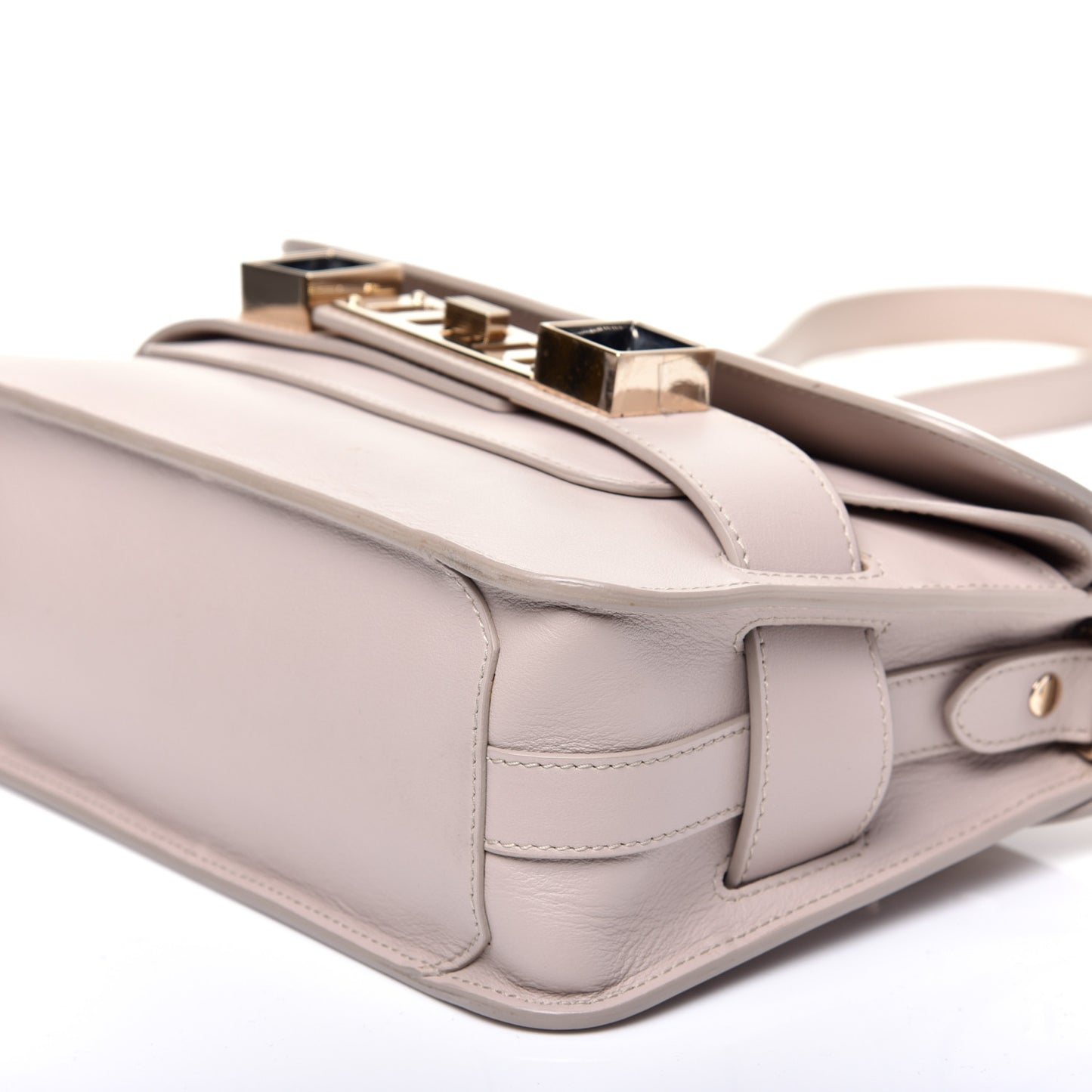Smooth Calfskin Mini PS11 Classic Shoulder Bag Clay