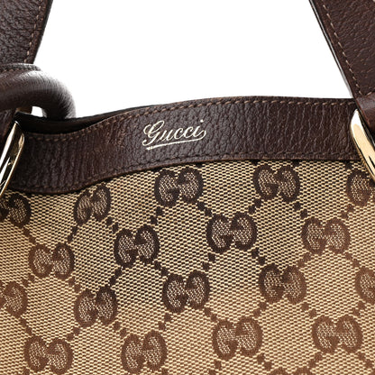 Gucci Monogram Medium Abbey Convertible Tote Dark Brown 8 of 12