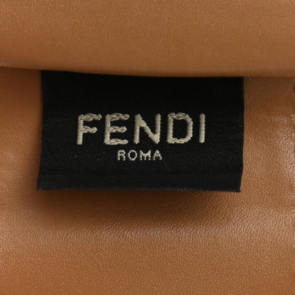 Fendi Recycled Plastic Vitello Liberty Matte Small Fendi Basket White Ice Miele Scuro 4 of 11