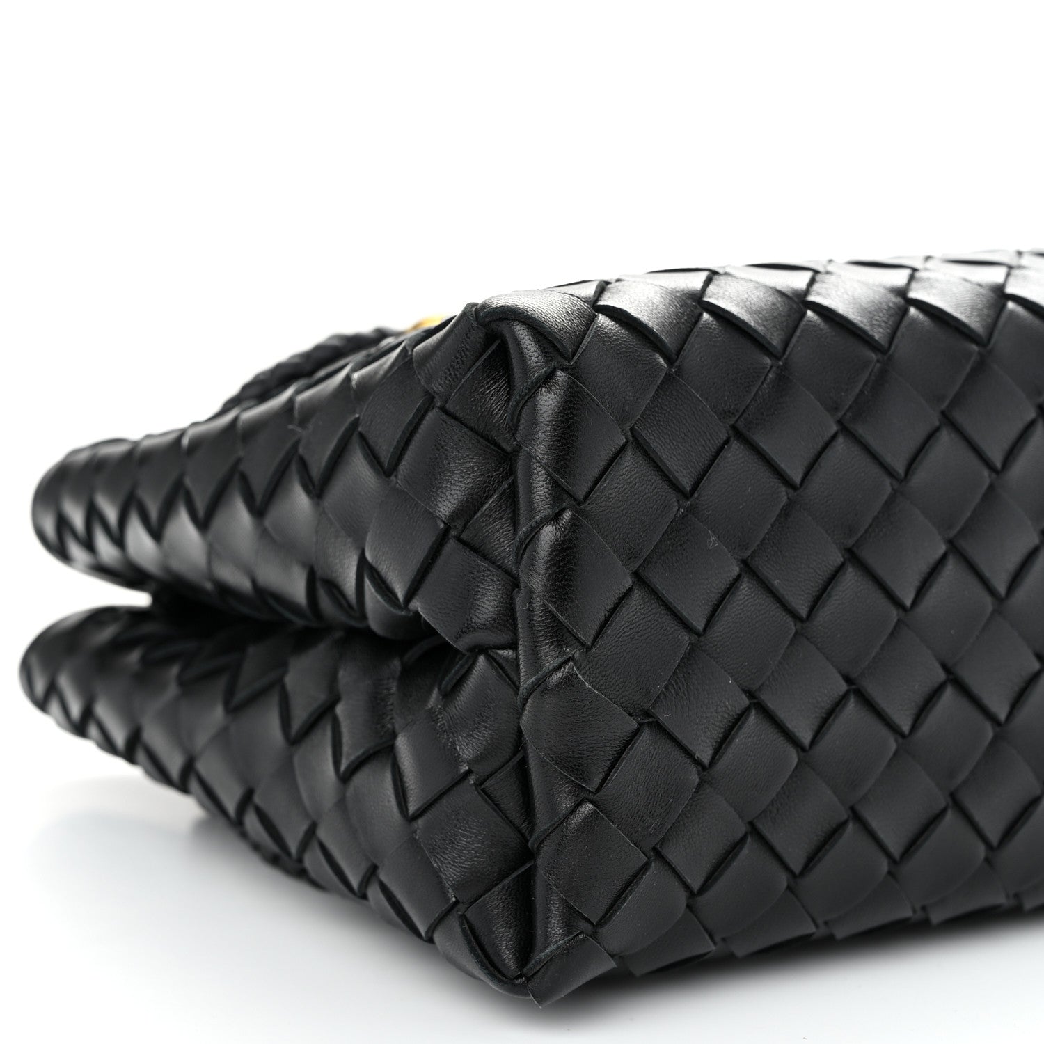 Bottega Veneta Nappa Intrecciato Small Andiamo Shoulder Bag Black 8 of 9
