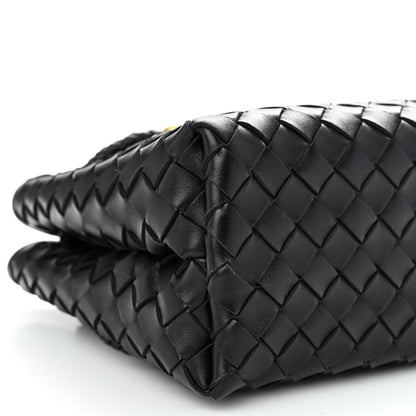 Bottega Veneta Nappa Intrecciato Small Andiamo Shoulder Bag Black 8 of 9