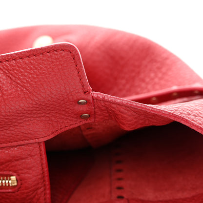 Valentino Garavani Vitello Monochrome Medium Rockstud Tote Rosso Valentino 11 of 18
