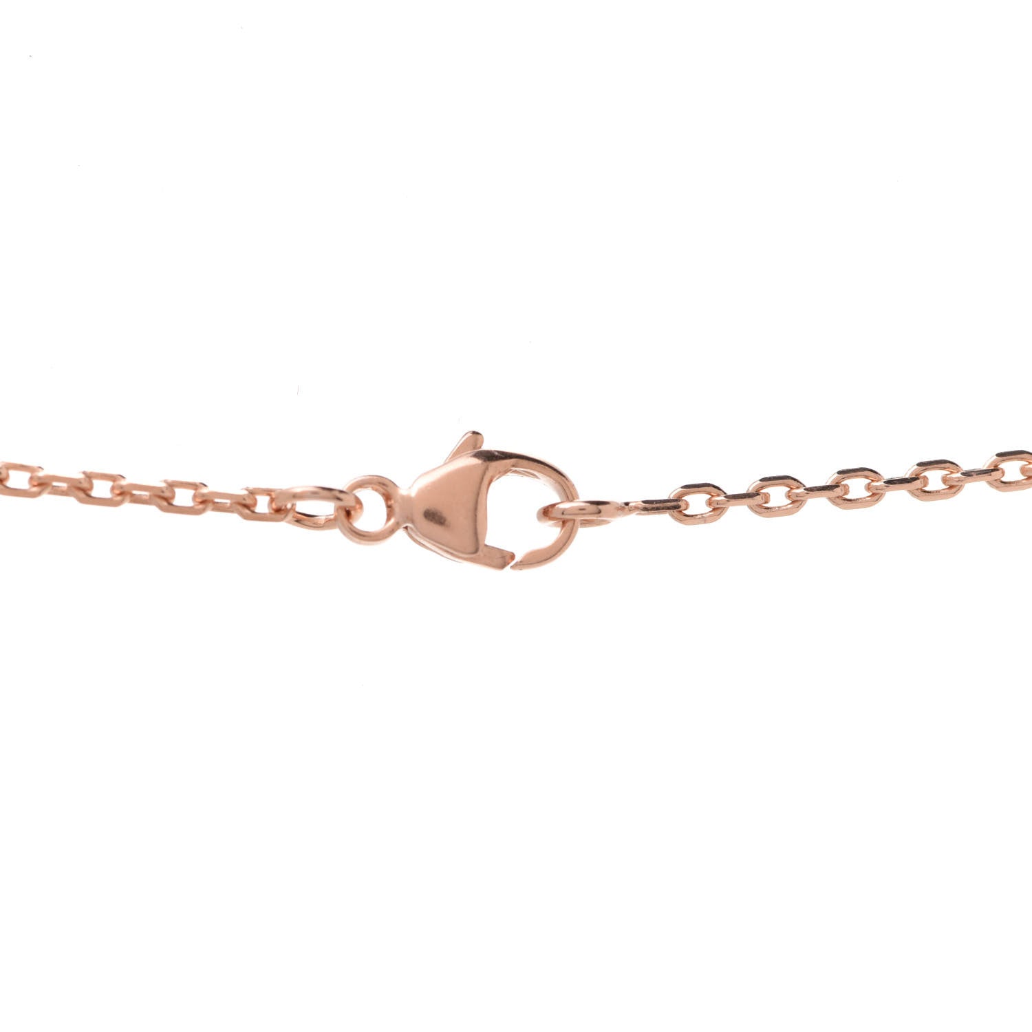 Hermes Lacquered Rose Gold Pop H Pendant Necklace Black 6 of 7