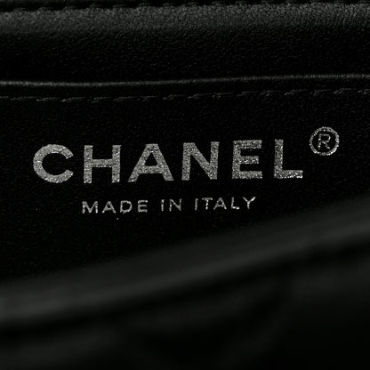 Chanel Lambskin Quilted Mini Top Handle Rectangular Flap So Black 6 of 11