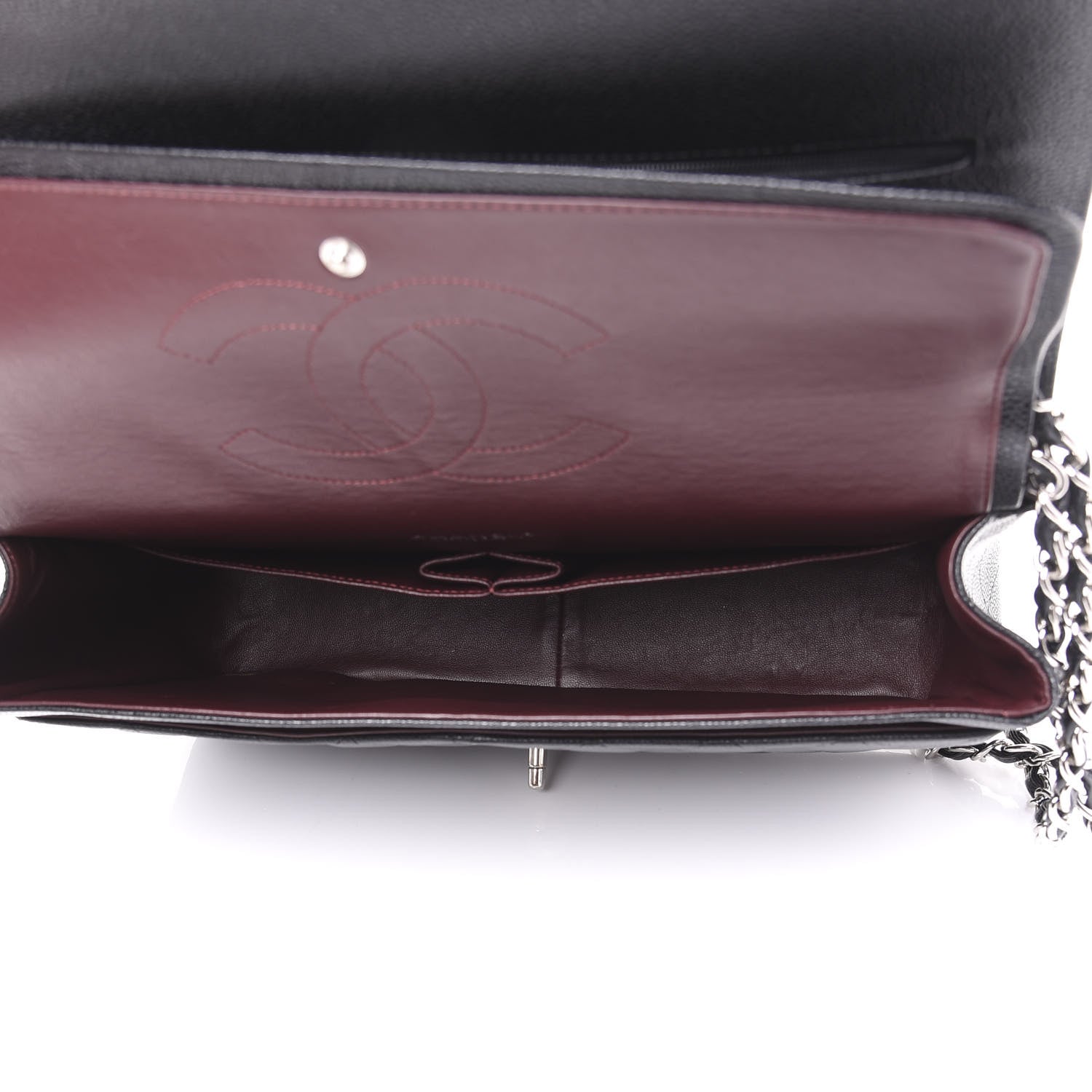 Chanel Caviar Quilted Maxi Double Flap Black 4 of 10
