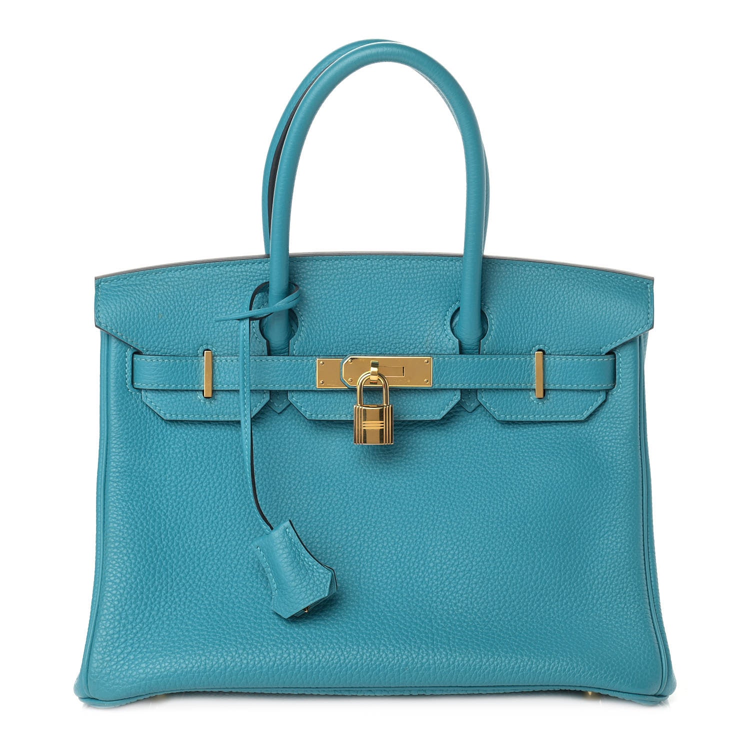 Hermes Togo Birkin 30 Turquoise 1 of 12