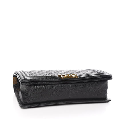 Chanel Caviar Quilted New Medium Boy Flap Black 4 of 10