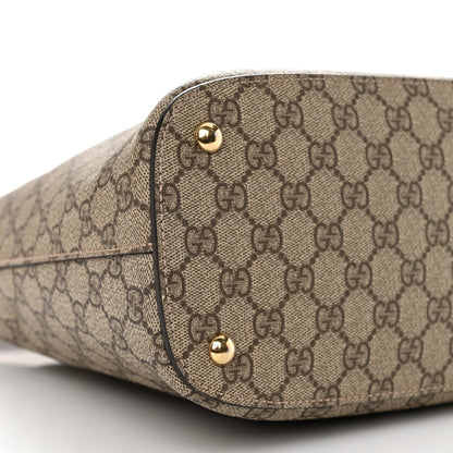 Gucci GG Supreme Monogram Linea A Hobo Brown 9 of 10