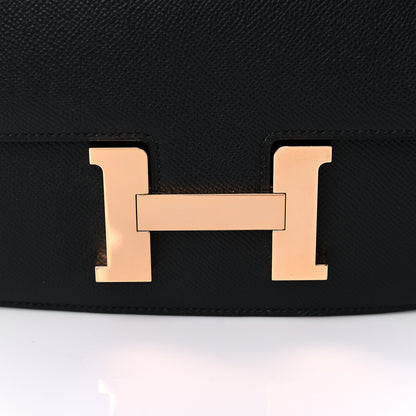 Hermes Epsom Constance 24 Black 10 of 14