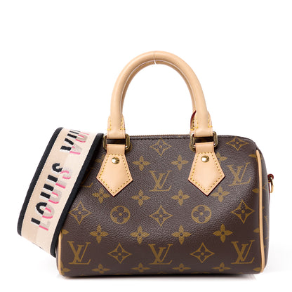 Louis Vuitton Monogram Speedy Bandouliere 20 Black 1 of 11