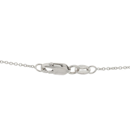 Roberto Coin 18K White Gold Diamond Circle Pendant Necklace 4 of 5