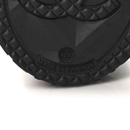 Chanel Caoutchouk CC High Boots 39 Black 6 of 7