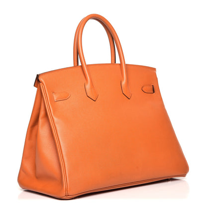 Hermes Epsom Birkin 35 Orange 3 of 28