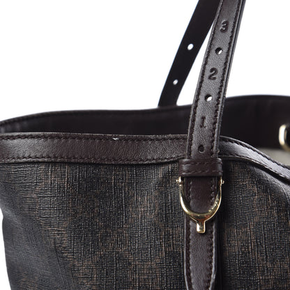 Gucci GG Supreme Monogram Medium Nice Tote Dark Brown 12 of 13