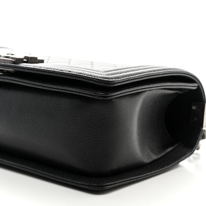 Chanel Caviar Quilted Medium Boy Flap Black 10 of 10