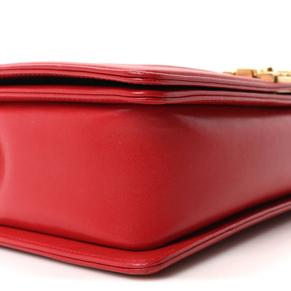 Chanel Lambskin Quilted New Medium Boy Flap Red 8 of 9