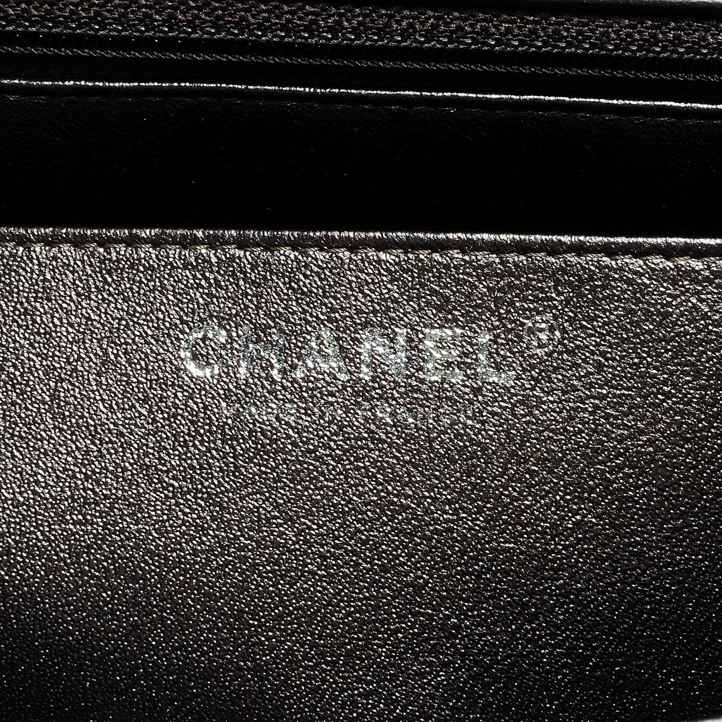 Lambskin Quilted Jumbo Single Flap Dark Metallic Grey