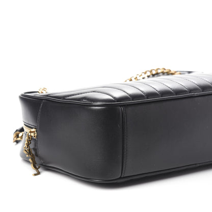 Saint Laurent Calfskin Matelasse Joan Camera Bag Black 8 of 9