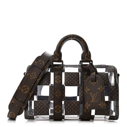 Louis Vuitton PVC Monogram Chess Keepall Bandouliere 25 1 of 10