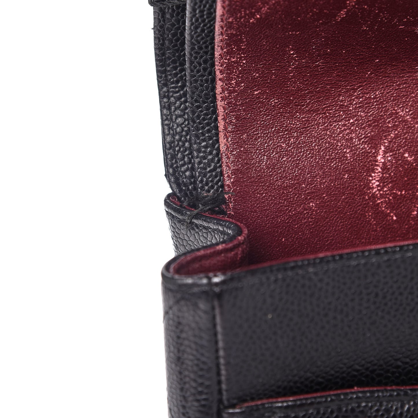 Caviar Quilted Maxi Double Flap Black